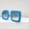 Дизайнерские женские солнцезащитные очки большого размера для вечеринок, высококачественные очки в ацетатной оправе с бриллиантами, градиентные линзы, UV400, оттенки Lunette De Soleil