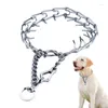 Colliers en chaîne pour chiens et chats, en métal argenté poli, ras du cou, pour animaux de compagnie, collier de marche, chat pour grands chiens, accessoires pour animaux de compagnie