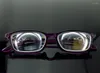 Solglasögonramar ramar högt myopia myodisc glasögon lila kvinnor material mönster typ tr90 låg synhjälp -17d pd64