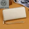 Organizador de bolsillo Cartera larga Tarjeta de identificación Diseñador de lujo Mujeres bolsa de llaves para hombre Titulares de tarjetas Carteras para llaves Titulares de pasaporte Estuche para tarjetas de cuero Monederos MARRY KOSS MK billetera