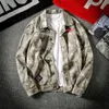 Denim jacket autumn winter American tooling Korean streetwear brand loose camo teenagers cowboy baseball coat men 240311