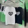 Diseñador de camisetas para mujer 2024 Primavera / Verano Nueva letra Love Miu Hot Diamond Camiseta de manga corta de algodón puro suelta y versátil, el mismo estilo para hombres y mujeres I4P4