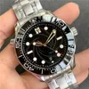 U1 Top-grade AAA 007 Luxury Automatic Mechanical Watch Movement Ceramic Bezel Dial Men Watch Marine Stainless Steel Watches Designer Wristwatch J828
