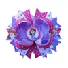 Vendre à chaud de 5 pouces Sofia Princess Bow File Ruban Clip de cheveux pour enfants