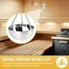 Dinnerware Sets Sauna Bowl Cup Essential Oil Room Accessories Dry Steam