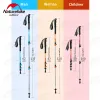 Sticks NatureHike Walking Stick Trekking Pole Climbing Vandring Cane For Men Women Kids Ultralight 3Sections Aluminium Alloy Rod 50135cm