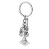 Nyckelringar Wizard Hat Keychain Witch Ring Halloween Holder Hang Pendant Keyring Alloy For