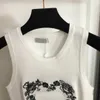 Designer-Damen-Strickweste, Marken-Damenbekleidung, Sommer-Top, modisches herzförmiges Logo, Rundhals-Damen-T-Shirt, 18. März