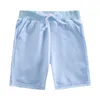 Pantaloncini estivi per ragazzi e ragazze in cotone tinta unita per bambini Mutandine Elastico in vita da spiaggia Pantaloni sportivi corti Abbigliamento per bambini 240305