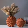 Vasen BoyouRed Keramik Conch Vase Nordic Minimalismus Dekor Hause Wohnzimmer Dekoration Zubehör Fensterbank Innen Büro Desktop