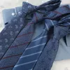 Designer Tie Herr Mens Leisure Trend Striped Cashew Nuts 7CM Hand Formell klänning Business Workplace Accessories AV3S