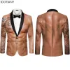 Kamizelki NOWOŚĆ MĘŻCZYZN MĘŻCZYZN BLAZER MĘŻCZYZN 3D Digital Drukowanie Digital Casual Slim Blazer