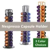 Support de dosettes de Capsules de café rotatif support de stockage Nespresso 40 pièces présentoirs de capsules de fer support organisateur de café 240307