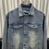 Jacka designer jacka lyxjackor kvinnor jackor cowboy denim material temperament mångsidig stil design jacka fest resande kläder jackor mycket bra