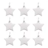 Pendant Necklaces 10pcs Star Stainless Steel Mini Charms Golden Color Tiny Pendants For Necklace Bracelet Jewelry Making Supplies