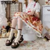 Насосы Wtempo Summer Lolita Sweet Sandals Женщины японский стиль Bow Kawaii Chic Mary Janes обувь круглое