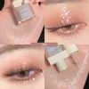 Ögon Shadow Crystal Liquid Eye Shadow Glitter Pink Blue paljetter Bright Eye Liner Pearlescent Shiny Long Lasting Waterproof Eyes MakeUpl2403