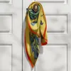 Sjaals Lange Sjaals Vrouwen Dame Grote Sjaals Designer Luxe Nekhaar Hoofd Tas Riem Foulard 180 Cm 70 Cm Iris bloem