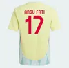 Espanha 24 25 Jersey de futebol Morata Ferran Asensio 2024 Copa da Copa da Copa Espanhola Camisa de futebol da equipe nacional 2025 Homens Kit de crianças