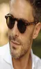 Solglasögon Fashion Gradient Men 2022 Small Frame Rivet Male Sun Glass Clear Eyeglasses Masculino4262714