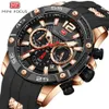 MINI FOCUS Sports Casual Étanche Quartz Multi Fonctionnel Glow Montre Pour Hommes 0349G