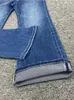 Damen Jeans Denim Knöchellange Hose 2024 Hohe Taille Reißverschluss Mode Lässig