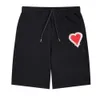 designer Shorts men sweatpants mens womens summer fashion love heart embroidery shorts loose drawstring cotton casual short Pants size S-XL