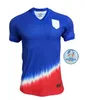 S-4XL USA Soccer Jerseys 2024 Copa America Woman Kids Kit 24 25 Home Away Football Shirts Men Player Version Pulisic Smith Morgan Balogun Musah McKennie Adams