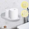 Hooks Plastic Wall Mount Shelf Transparent Storage Stand For Phone Small Plante Bathroom Livingroom Monitoring Tray Tool