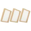 Frames 3 stuks papieren frame maken scherm handwerk kit handgemaakte educatieve mesh houten