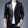 Men's Jackets Jacket Spring Style Leather Korean Version Slim Thin Motorcycle Clothes
