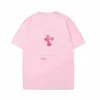 Sommerkreuze T-Shirts Herren T-Shirt Designer Chromees Herzen Männer Frauen mit losem CH-Druck Kurzarm Casual Man Tee Kleidung