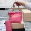 CC Borse Borsa a tracolla di marca di lusso Donna Borsa per immondizia con fibbia classica Tote Borsa a tracolla in pelle con reticolo di diamanti Borsa a tracolla retrò Abbh