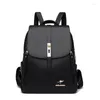 School Bags Luxury Designer Ladies Bookbag Fashion Women Backpack High Quality PU Leather Backpacks Large Capacity Travel SchoolBag Mochilas