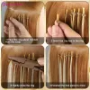 Pinces 1 pièces professionnel Micro anneau Extensions de cheveux Application pince trousse à outils pour Micro lien perles pince plus proche