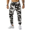 Mens Pants Causal Fashion Color Patchwork Camouflage Fitting Jogging Daily Outdoor Sports Fitness with Pockets