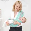 Träger Slings Rucksäcke Ergonomischer Babytrage-Rucksack für Kleinkinder, Kinder, Baby-Hipseat-Trage, nach vorne gerichtete Känguru-Babytrage für Babyreisen, Babyausrüstung L240318