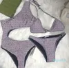 2024 Damenmode-Bikini-Badeanzug, stilvoller Volldruck-Badeanzug, Damen-Sommer-Strandurlaub-Bikini, elegante Damen-Bademode