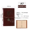 Partihandel Vintage Garden Travel Diary Books Kraft Papers Journal Notebook Spiral Notepads Billiga skolstudent Classical Notepads LT846