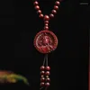 Pendentif Colliers Africain Lobulaire Rosewood Accessoires Créatifs Guanyin Bracelet De Poche