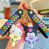 Cute Kuromi Melody Keychain Kawaii Cartoon Frog Pudding Dog Penguin Women Bag Pendant Key Chain Gift