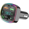 Q5Q7 Bluetooth Car Charger Car FM Transmitter Bluetooth Hands Free MP3 Player True 3.1a Dual USB Port PD Fast