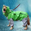 Vêtements pour chiens imperméable grand imperméable gros vêtements manteau pour animaux de compagnie veste de pluie moyen poncho pour chiens Golden Retriever Samoye