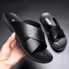 HBP Non Brand Summer Mens Slippers Wear Sandals Trendy Fashion Casual Beach Shoes Soft Bottom Flip Flops Sandals