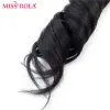 Weave Miss Rola Ombre Bundles With Closure Synthetic Hair Bundles With Closure Loose Wave Bundles 1822'' 7pcs/Pack Hair Weaves 230g