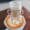 Almacenamiento de cocina Cape de café japonés colgando goteo de goteo reutilizable filtro de papel de papel portavasos 304 filtros de acero inoxidable