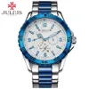 JULIUS NOUVEAU ARRIVÉ LUXURIE TOP BRONOS Chronos Small Cador Watchs Men de haute qualité Regardez de sport pour les hommes décontractés masculins JAH-095312B