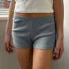 Kvinnors shorts avslappnad elastisk midja smal passform pyjama kvinnor lounge sommar sömnkläder tröjor y2k estetik kawaii botten