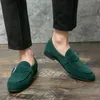 HBP Non-Brand grüne Farbe Schnallenverschluss, neuestes Design, modisch, bequem, formelle Kleidung, lässige Herren-Slip-on-Mönchsschuhe