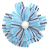 Trójwarstwowa koronkowa gazą dziewczynki sferyczny stopa Pearl Flower Hair Edge Clip Baby Headband Akcesoria